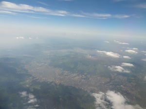 阿蘇山上空